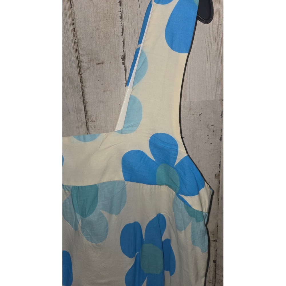 Jacquie The Label M Tiered Maxi Sundress Dress Floral semi-sheer Wide-strap - Picture 4 of 9